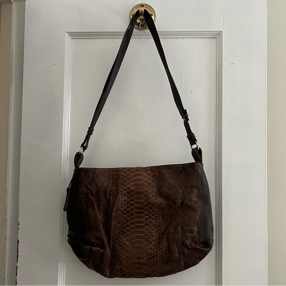 Bruno Rossi vintage designer genuine leather shoulder bag (RARE) - Picture 7 of 8